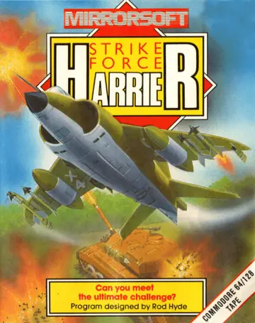 Strike Force Harrier C64 box art