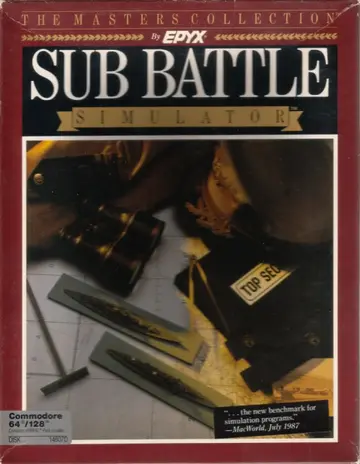 Sub Battle Simulator C64 box art