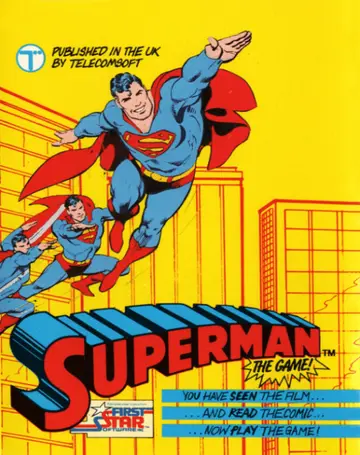 Superman: The Game C64 box art