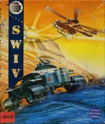 SWIV C64 box art