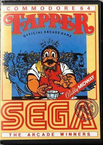 Tapper C64 box art
