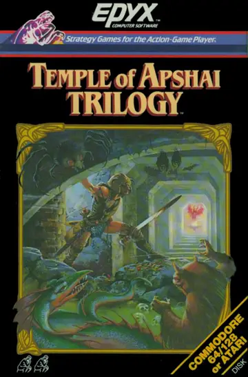 Temple of Apshai Trilogy C64 box art