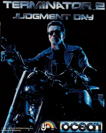 Terminator 2: Judgment Day C64 box art