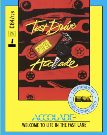Test Drive C64 box art