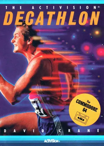 The Activision Decathlon C64 box art