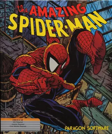The Amazing Spider-Man C64 box art