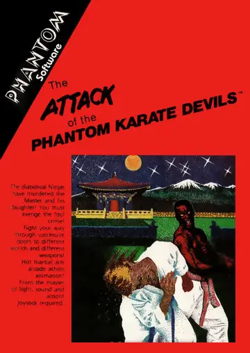 The Attack of the Phantom Karate Devils C64 box art