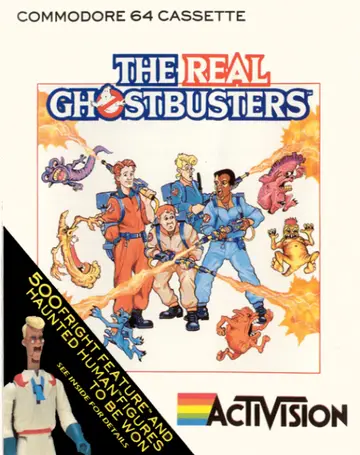 The Real Ghostbusters C64 box art