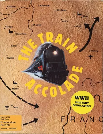 The Train: Escape to Normandy C64 box art