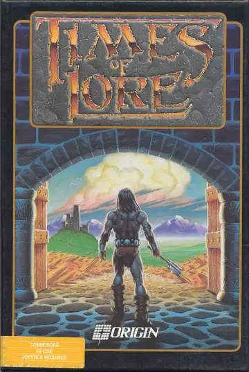 Times of Lore C64 box art