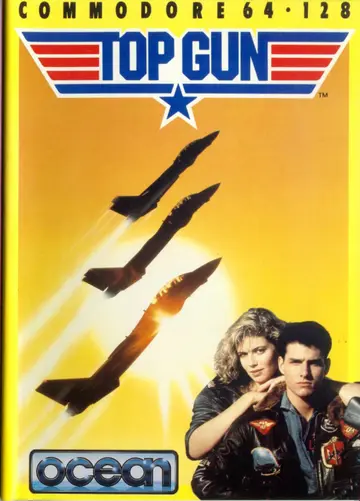Top Gun C64 box art