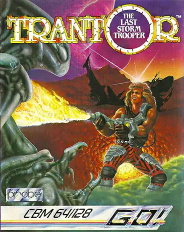Trantor: The Last Stormtrooper C64 box art