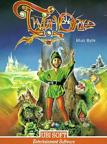 Twinworld C64 box art