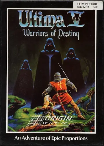 Ultima V: Warriors of Destiny box art