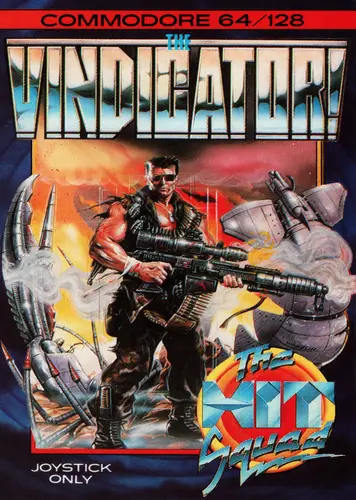 Vindicators C64 box art