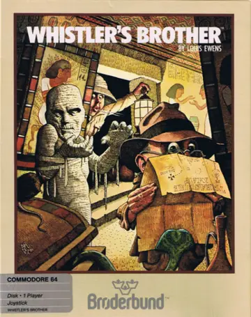 Whistler's Brother C64 box art