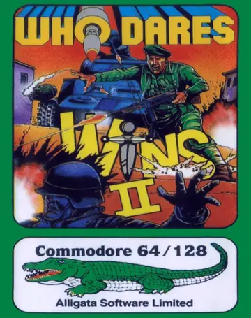 Who Dares Wins II C64 box art