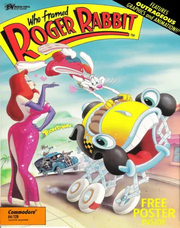 Who Framed Roger Rabbit C64 box art