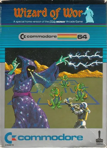 Wizard of Wor C64 box art