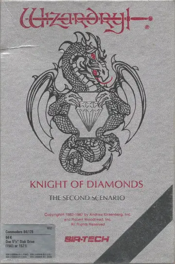 Wizardry II: The Knight of Diamonds box art