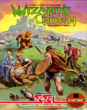 Wizard's Crown C64 box art