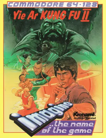 Yie Ar Kung-Fu II C64 box art