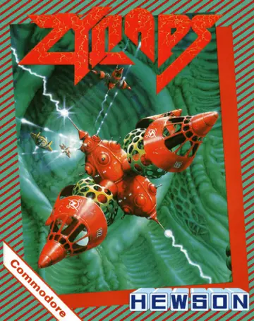 Zynaps C64 box art