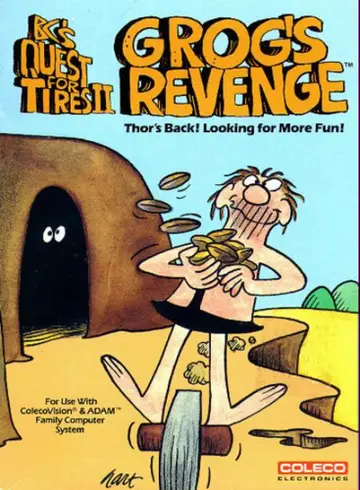 BC's Quest for Tires II: Grog's Revenge ColecoVision box art