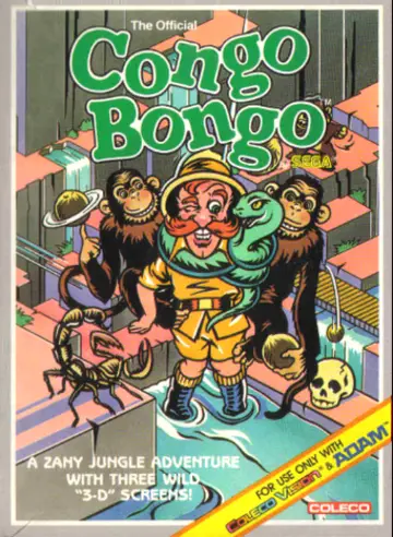 Congo Bongo ColecoVision box art