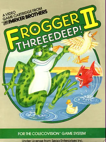 Frogger II: ThreeeDeep! box art