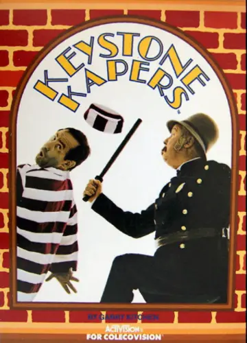 Keystone Kapers ColecoVision box art