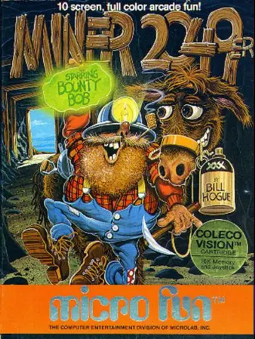 Miner 2049er Starring Bounty Bob ColecoVision box art