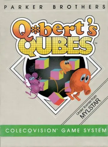 Q*bert's Qubes ColecoVision box art