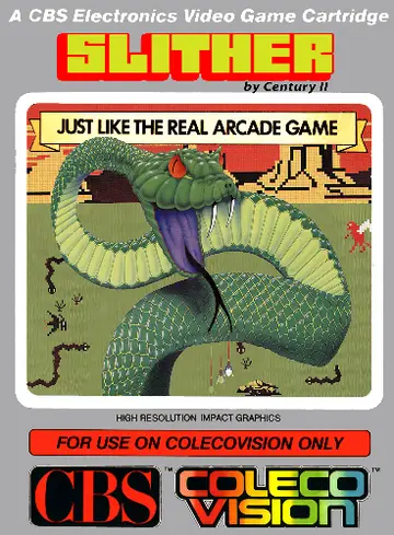 Slither ColecoVision box art