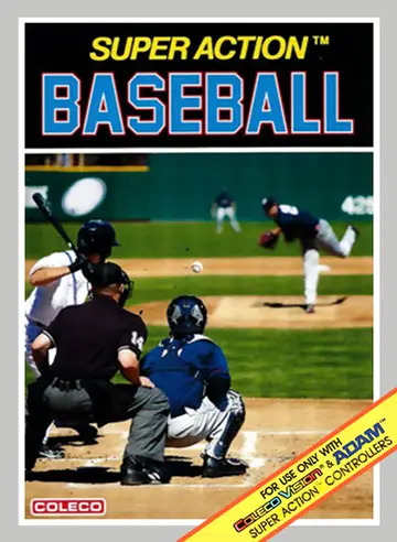 Super Action Baseball ColecoVision box art