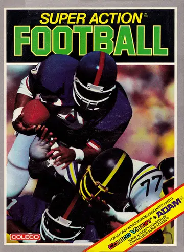 Super Action Football ColecoVision box art