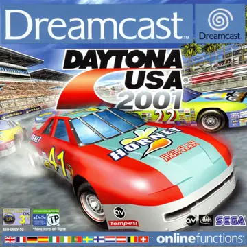Daytona USA 2001 box art
