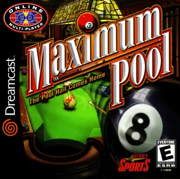 Maximum Pool Dreamcast box art