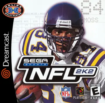NFL 2K2 Dreamcast box art