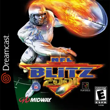 NFL Blitz 2001 Dreamcast box art