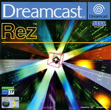 Rez Dreamcast box art