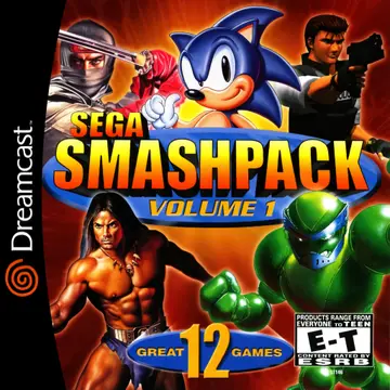 Sega Smash Pack Dreamcast box art