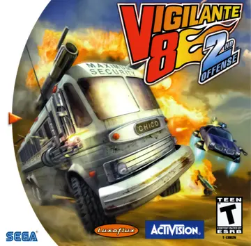 Vigilante 8: 2nd Offense Dreamcast box art