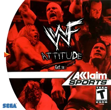 WWF Attitude Dreamcast box art