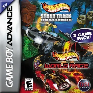 2 Game Pack!: Hot Wheels: Stunt Track Challenge + Hot Wheels: World Race box art