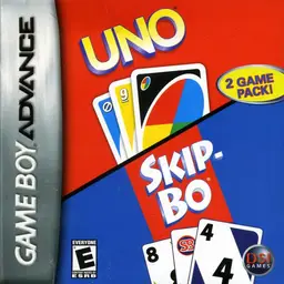 2 Game Pack!: Uno + Skip-Bo GBA box art