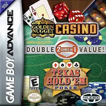 2 Games in 1: Golden Nugget Casino + Texas Hold 'em Poker GBA box art