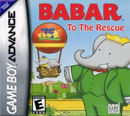 Babar to the Rescue GBA box art