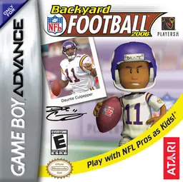 Backyard Football 2006 GBA box art