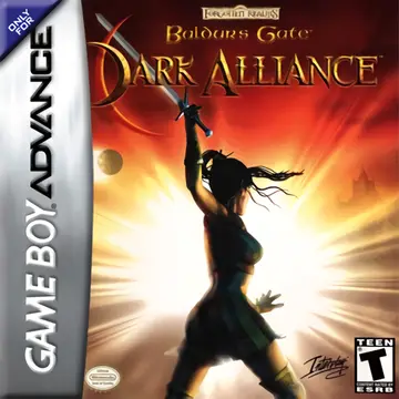 Baldur's Gate: Dark Alliance GBA box art